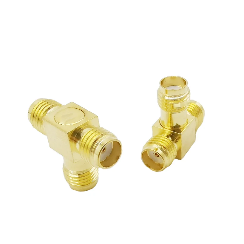 SMA типа Мама к двум мама трехместного T RF коаксиальный соединитель двойной