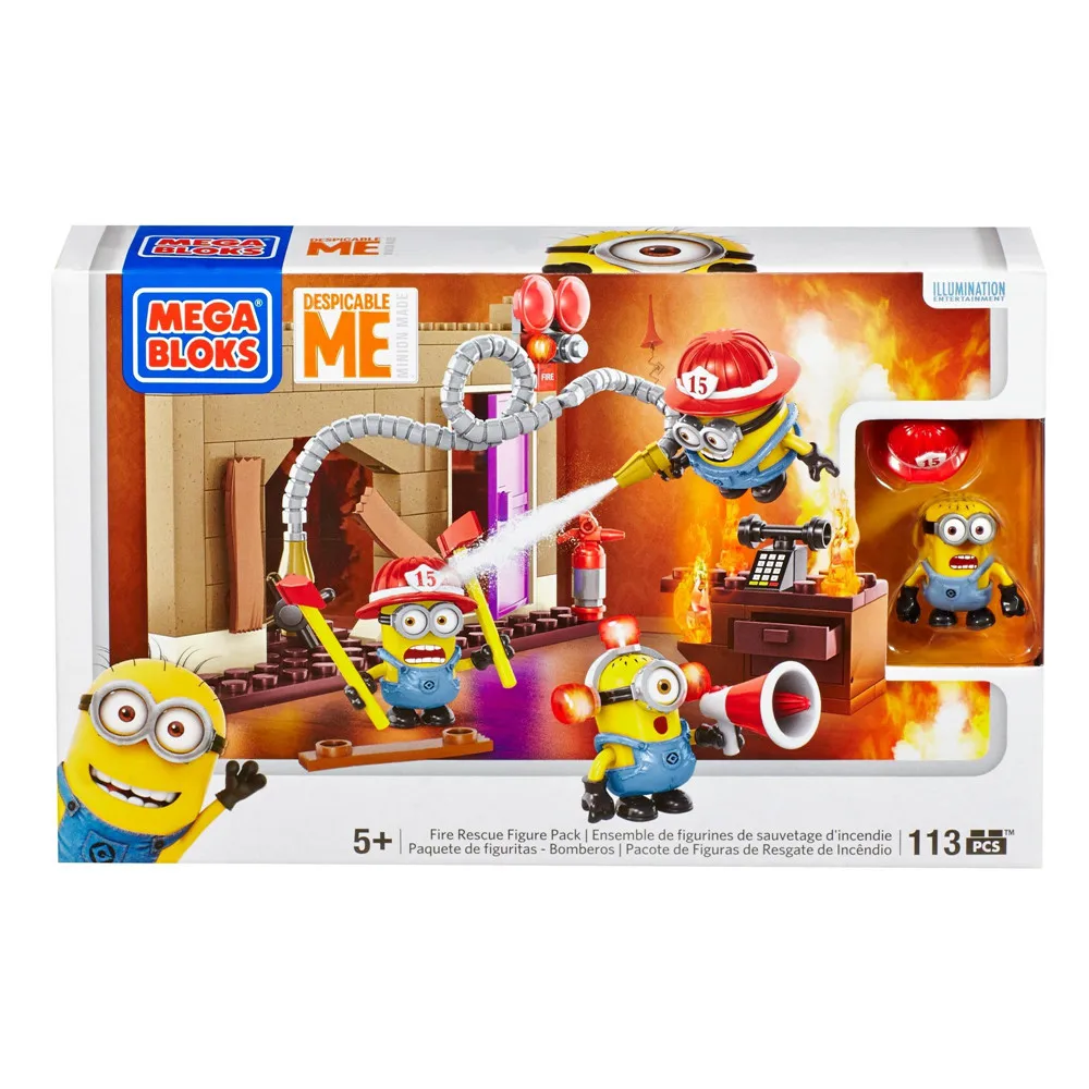 Mega Bloks Гадкий я пожарное спасение 113 шт./pzs -5 лет Детские игрушки Фестиваль