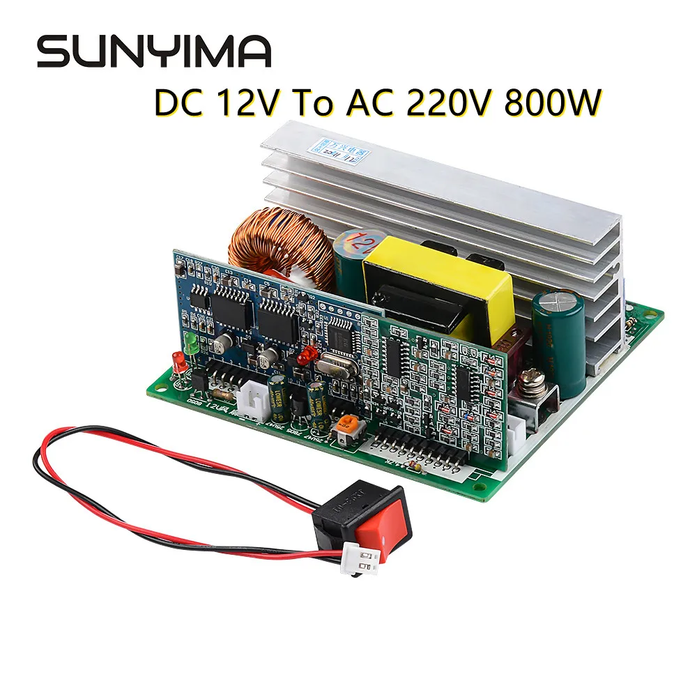 Инвертор немодулированного синусоидального сигнала SUNYIMA 1 шт. от 12 В до 220 800 Вт