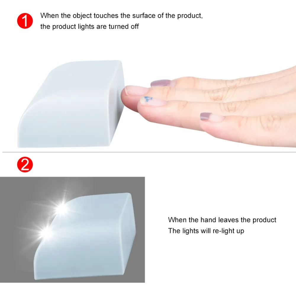 

Inner Hinge LED Sensor Light Cabinet Hinge Light for Kitchen Bedroom Wardrobe Drawer Cabinet