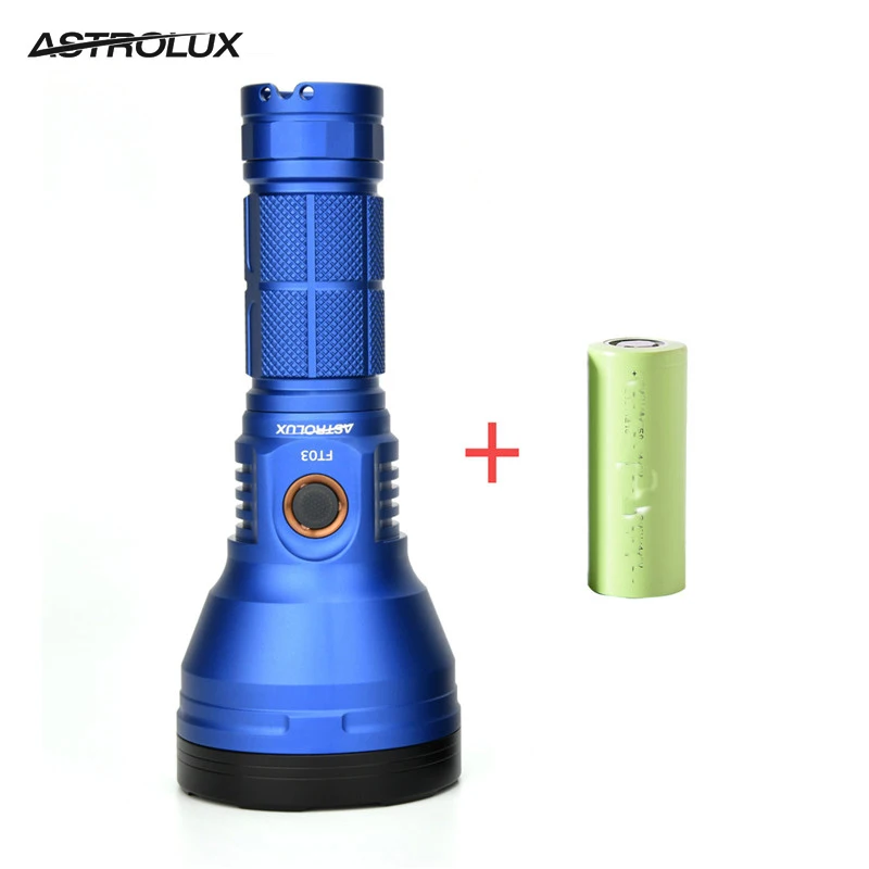 Astrolux FT03 XHP50.2 4300lm Type-C перезаряжаемый фонарик + 26650 5000mAh питание от аккумулятора