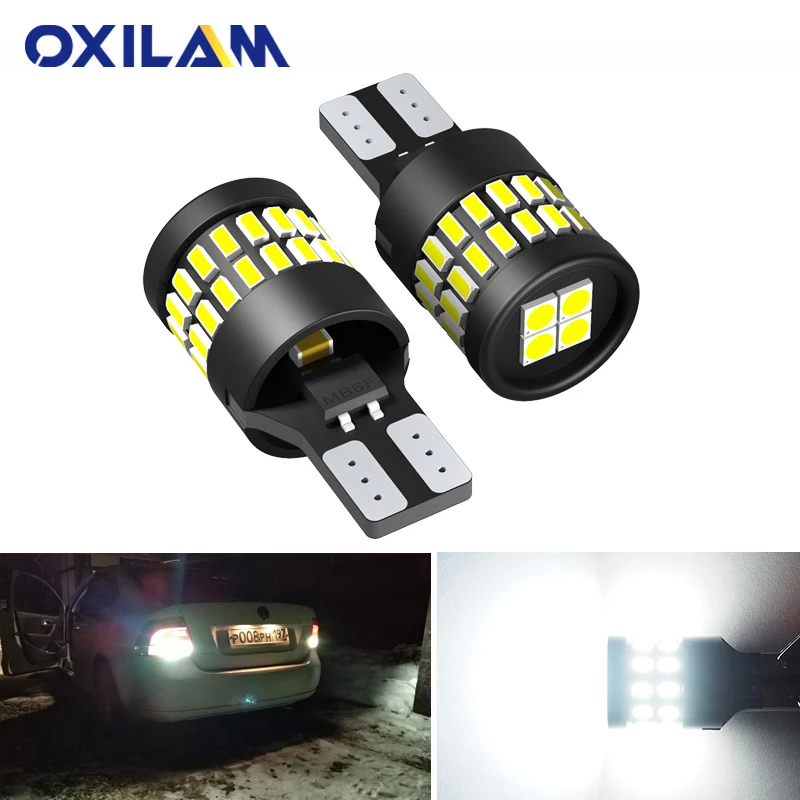 2 шт. светодиодные фонари заднего хода W16W T15 для Nissan Juke X trail Qashqai j11 Tiida Note BA15S P21W 7440