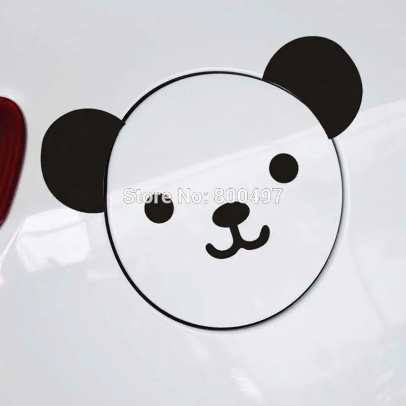 Креативный дизайн автомобильная наклейка милый мультяшный медведь панда