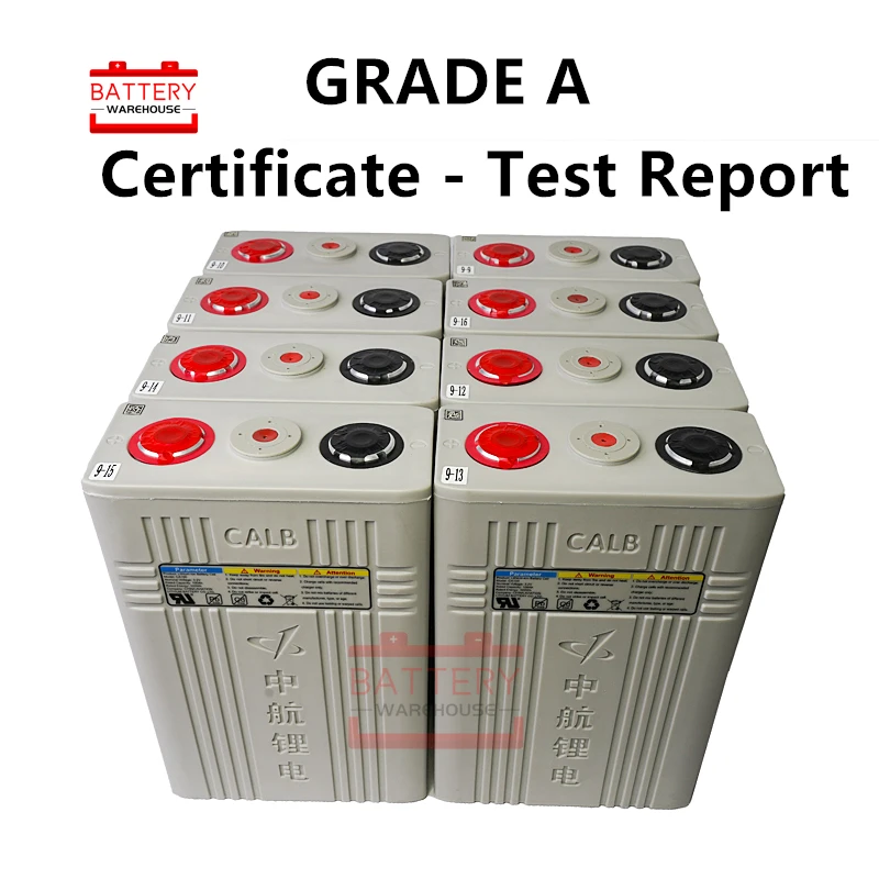 16 шт. 3 2 v 100ah Перезаряжаемые Класс в Calb LIFEPO4 Батарея клетки CA100 Пластик 12v400AH 24V200AH