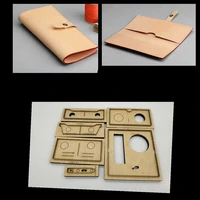 japan steel blade rule die cut steel punch simple wallet cutting mold wood dies for leather cutter for leather crafts 18590mm
