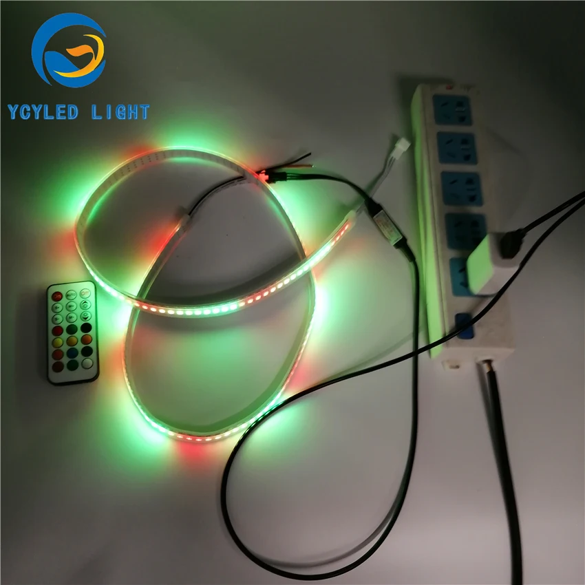 1 м 5 в usb ws2812b 144 светодиода цифровая программируемая 5050smd rgb Светодиодная лента ws2812