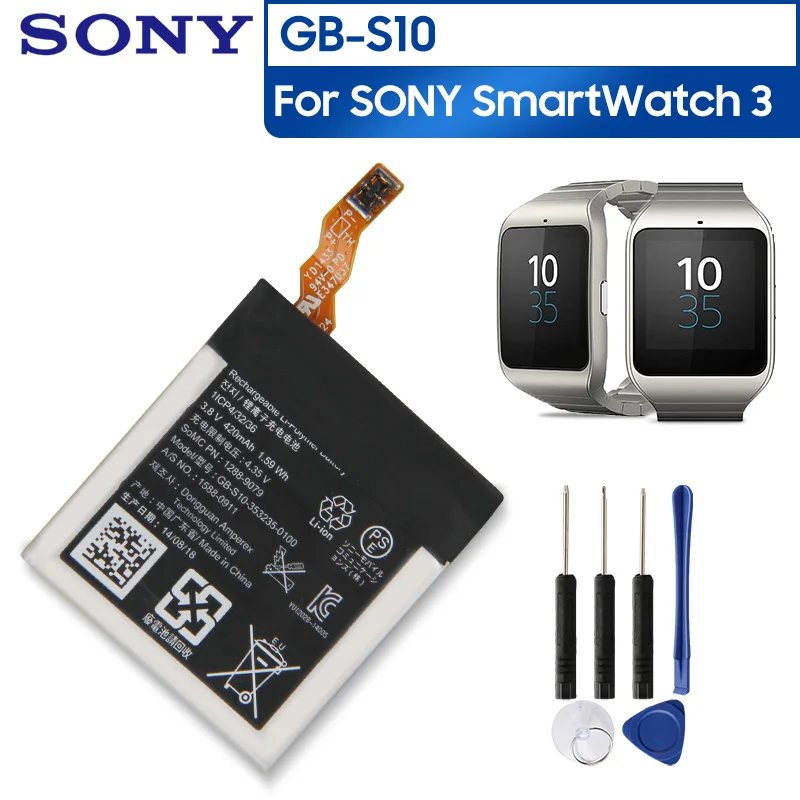 Оригинальная запасная батарея Sony SWR50 для Smart Watch 3 SW3 3SAS оригинальная