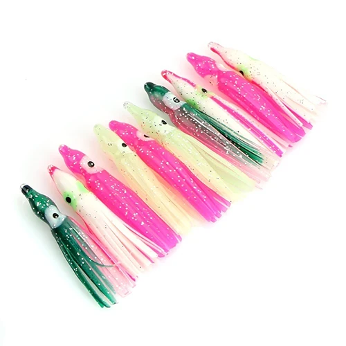 10 шт. воблер Карп Рыбалка мягкие приманки для рыбалки разноцветные Цвет мягкий