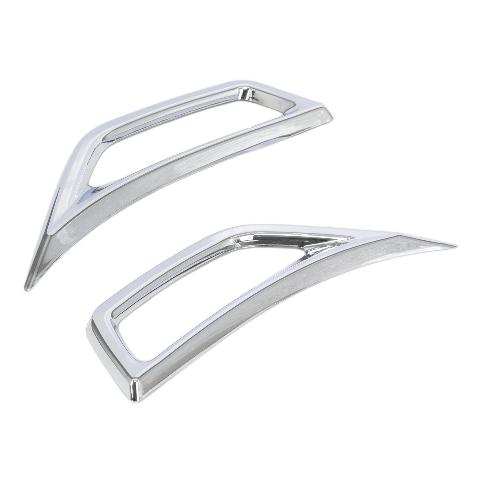 

Side Air Flow Cover, 2pcs Car Side Air Flow Intake Vent Net Hole Cover Decorative Sticker Universal(Chrome Silver)