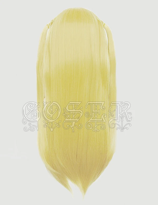 Тетрадь смерти Amane Misa Косплэй Длинные прямые Золотой хвостики термостойкие