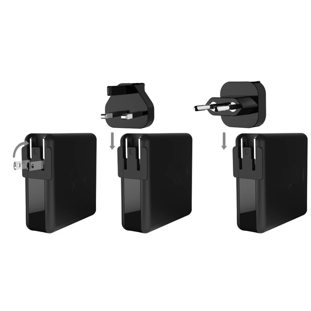 61 Вт USB C type C PD QC 3,0 4 порта быстрое зарядное устройство 45 Вт адаптер питания для Macbook Pro Air hp lenovo Asus Xiaomi huawei ноутбук планшет