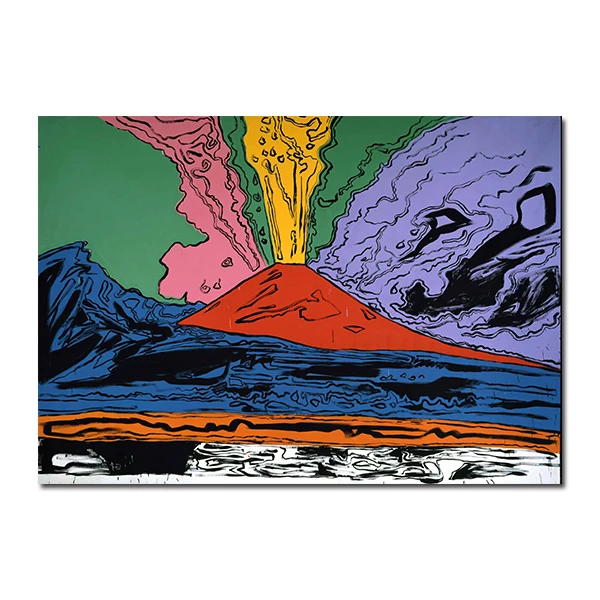 XQ-312 XINQI картина маслом для домашнего декора ANDY WARHOL Vesuvius плакат и принты настенные картины для гостиной картины на холсте без рамки - Цвет: XQ-312