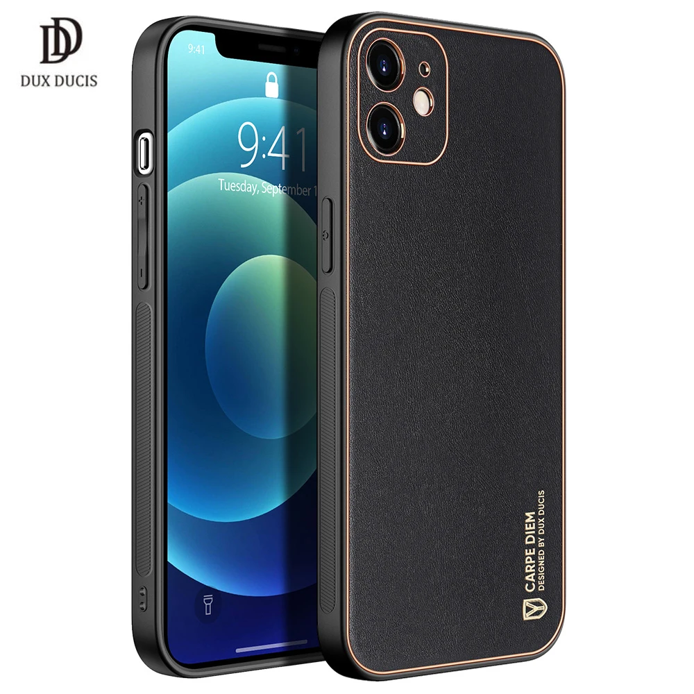 

For iPhone 12 Case DUX DUCIS Yolo Series Luxury Back Case Protecting Cover Support Wireless Charging чехол на айфон 12