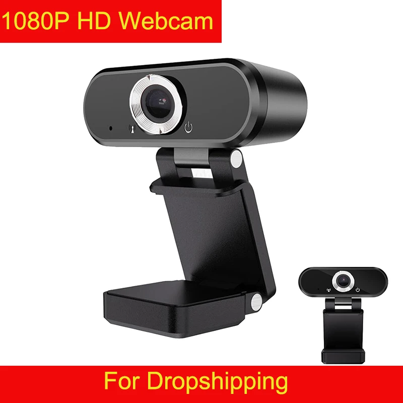 

HD 1080P Webcam Auto Focus Web camera With Microphone for Live Broadcast Video Calling Conference Online Education web cam