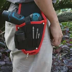 Новинка 2021, лидер продаж, 3 цвета, портативный держатель для дрели, сумка-кобура, беспроводной холщовый инструмент Farbic для дрели 12 В, поясная сумка для инструментов