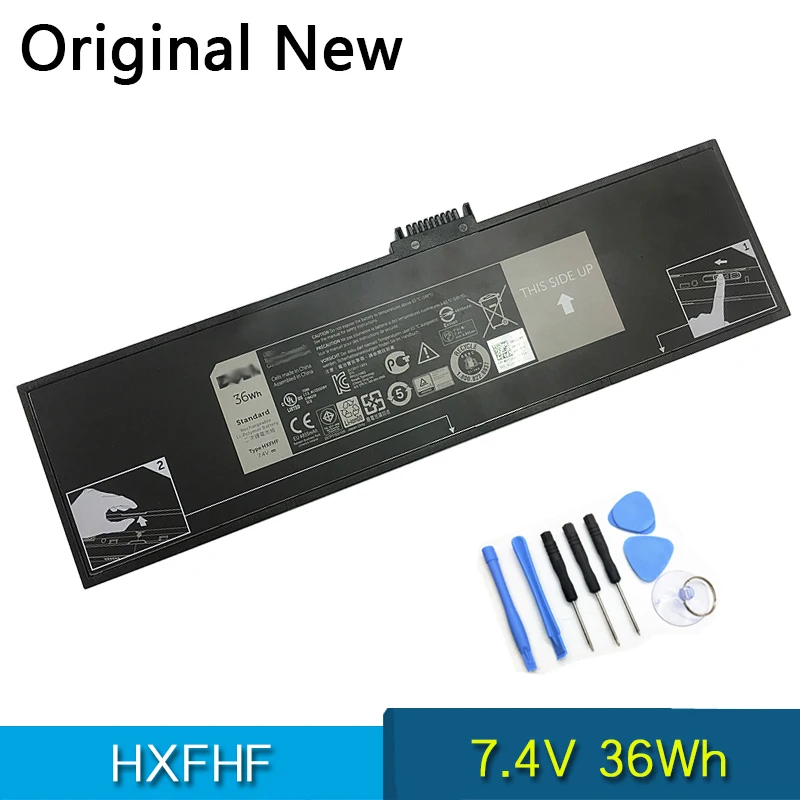 Новый оригинальный аккумулятор для ноутбука HXFHF Dell Venue 11 Pro 7130 7139 7310 Tablet PC 7 4 V 36Wh