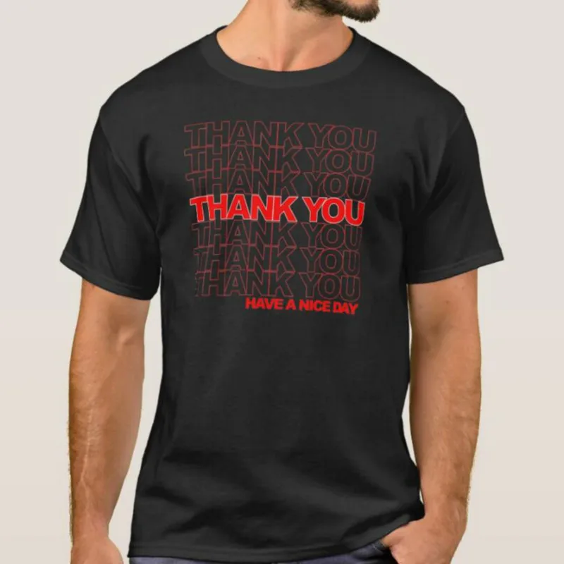 Женская летняя футболка с надписью Thank You Have A Nice Day Повседневная графическим