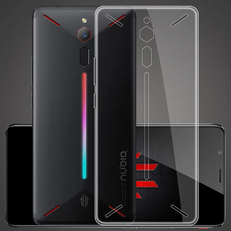 Ультра-тонкий прозрачный чехол на заднюю панель из ТПУ для ZTE Nubia Red Magic 5G 6 Pro Бампер