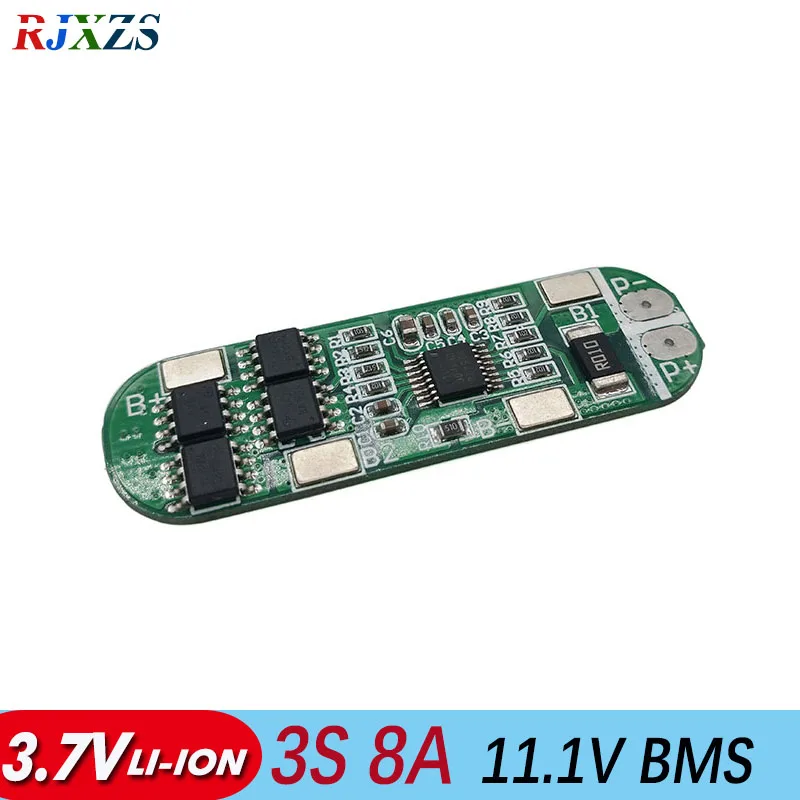 3S 8A литий ионная батарея 12V 18650 BMS PCM плата защиты батареи pcm bms для литийполимерное
