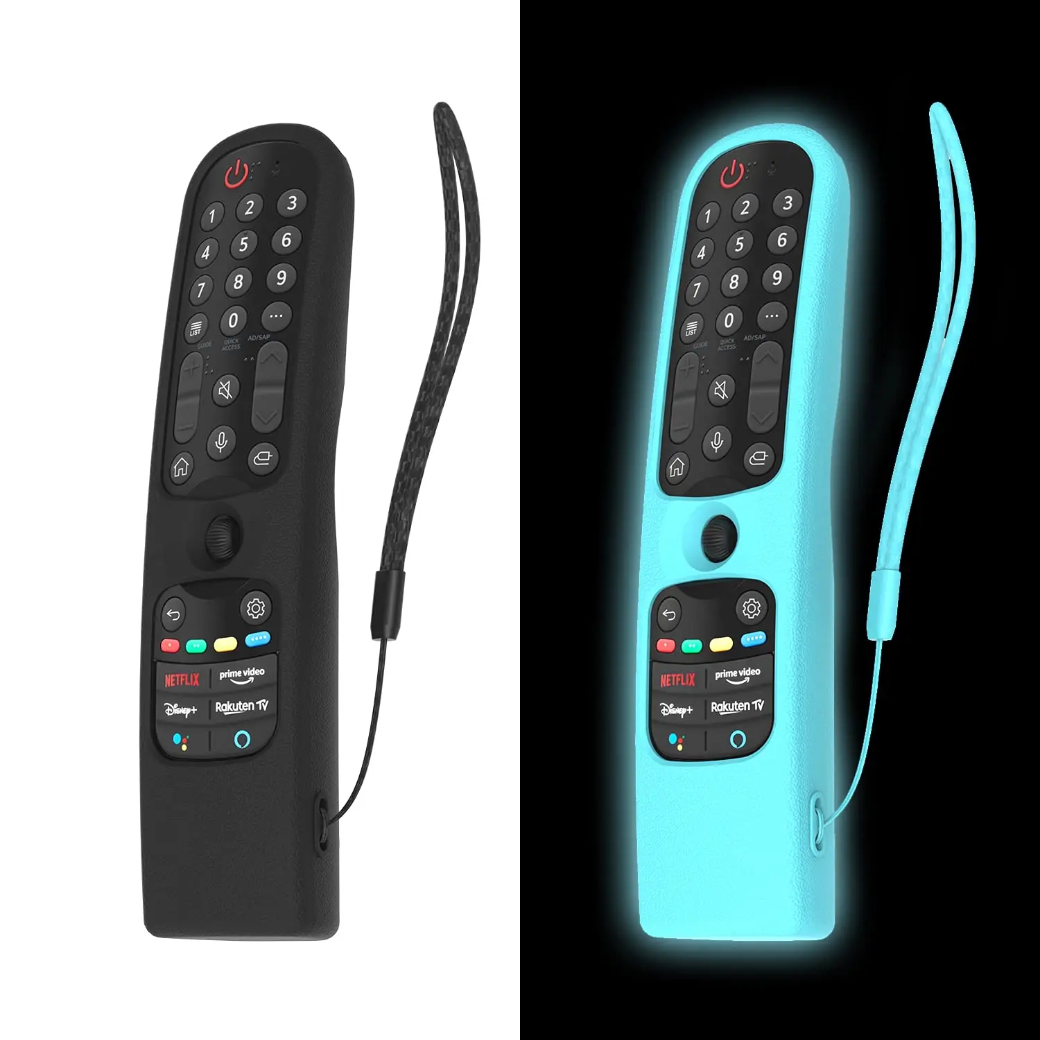 

[В 2 упаковках] силиконовый защитный чехол для LG AN-MR21GA Magic Remote ударопрочный для LG Smart TV Remote нескользящий и водонепроницаемый