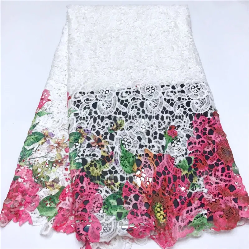Африканский хлопковый шнур кружева водорастворимый гипюр для вечерние платья