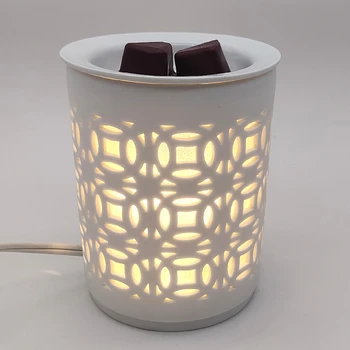 Electric Wax Warmer and Scent Diffuser, Ceramic Fragrance Wax Melts Warmer, Air Freshener for Home Office Bedroom