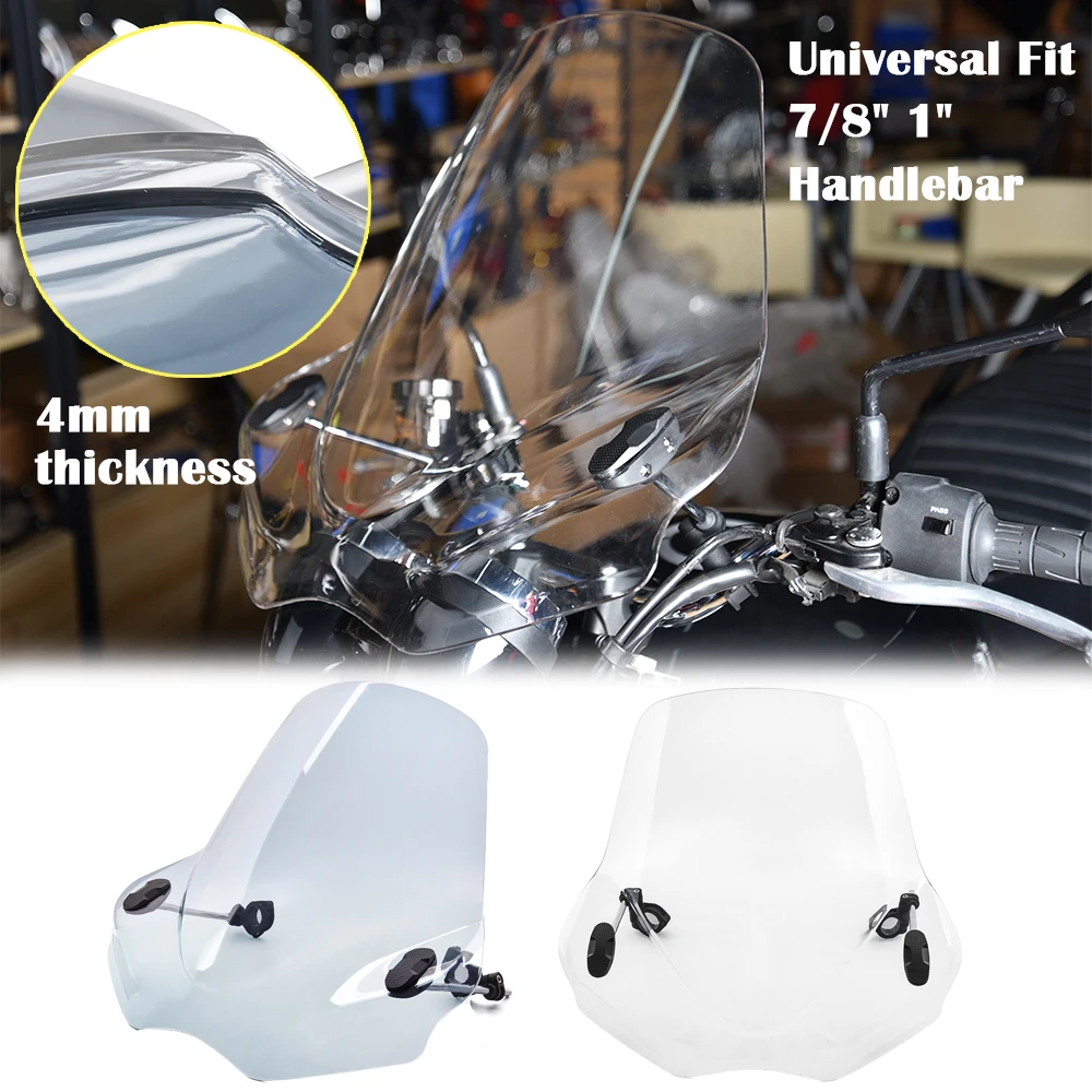Ветровое стекло для мотоцикла Harley Honda Yamaha Kawasaki Suzuki BMW Ducti скутера квадроцикла