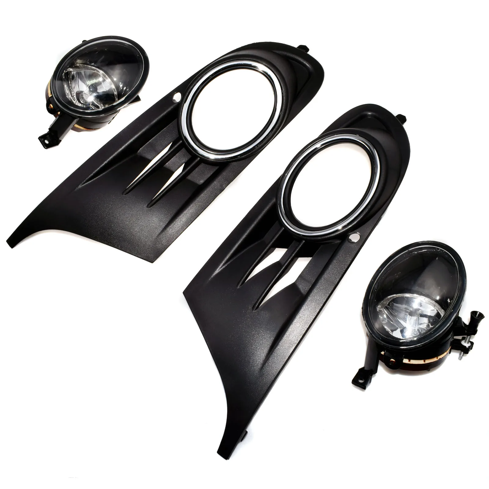 WOLFIGO новые передние левые и правые выпуклые линзы противотумансветильник фары