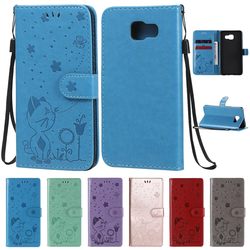 Wallet Flip Case For Vivo Y15 Y17 Y53 Y85 Y93 Y91 Y95 Fundas Hoesje 3D Butterfly Cat Wallet Leather Flip Cover