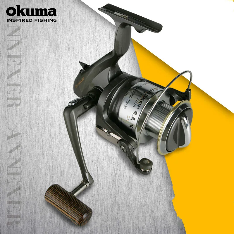 Okuma Annexer Fishing Reel 5000s 6000s Spinning Reel 12KG Max Drag 5.0:1 Gear Ratio Freshwater Saltwater Trolling Wheel De Pesca