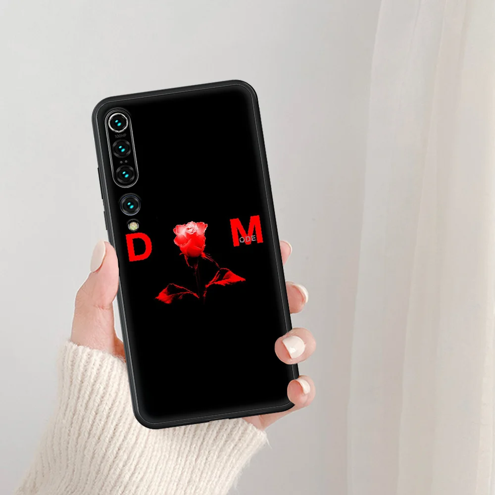 

Depeches band Mode Phone Case For Xiaomi Mi Note 10 A3 9 MAX 3 A2 8 9 Lite Pro Ultra black Coque Tpu Waterproof Painting Cell 3D