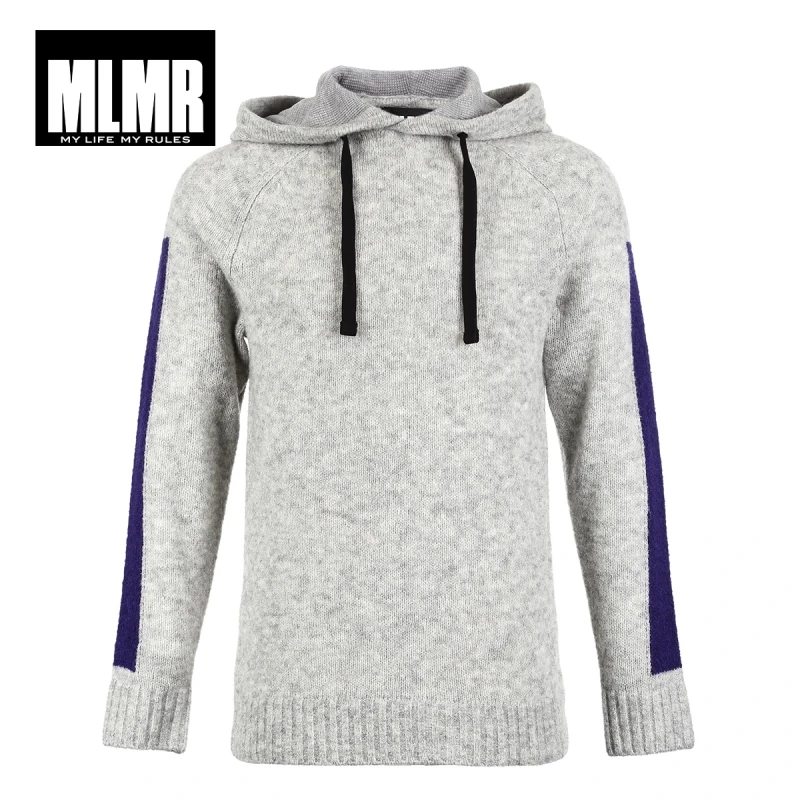 Мужской шерстяной свитер с капюшоном JackJones пуловер 218425524 | Мужская одежда