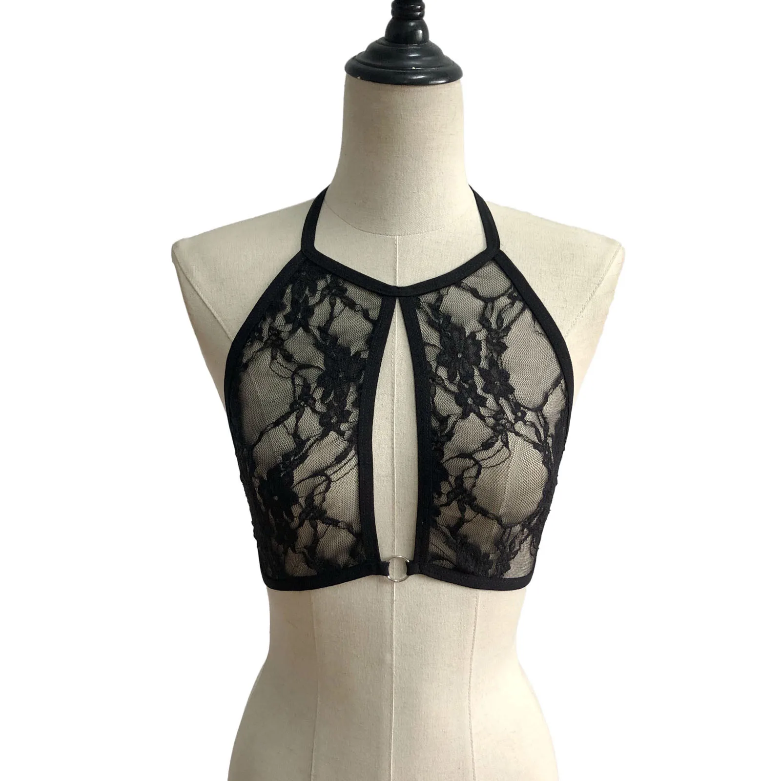 

Sexy Women Lace Bras Push Up Corsets Hollow Out Female Lingerie Underwear Bustier Elastic Cage Bra Camisole Tank Tops Bralette