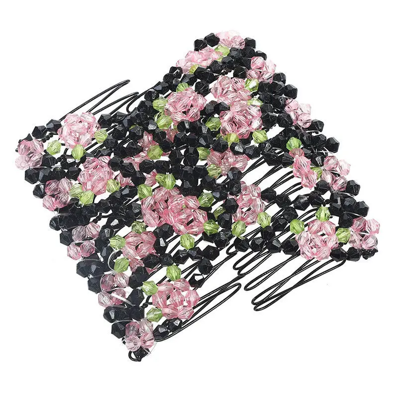 Эластичная Заколка-гребень для волос в стиле ретро |