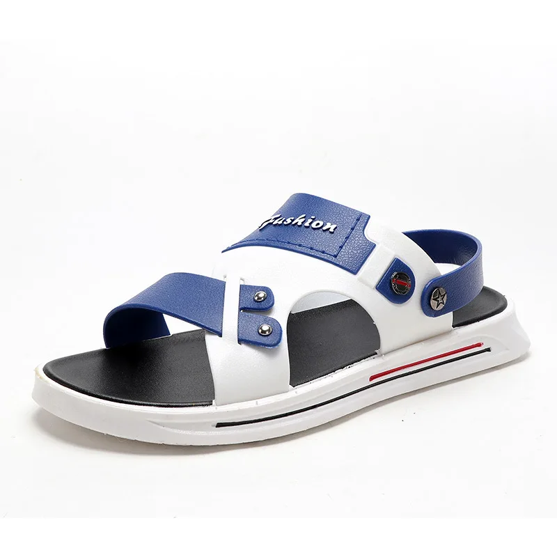 

Summer Sandals Men's Slippers Dual-Use Outdoor Non-Slip Fashion All-Match Adult Student Beach Leisure Sandals