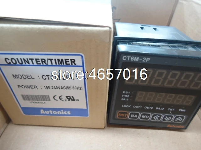 

Free shipping CT6M-2P4 ( CT6-2P) 100-240VAC(50-60Hz) New Original Genuine Multifunctional Timer Counter