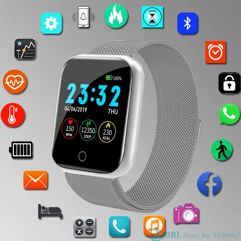 2020 новые умные часы для детей полный сенсорный экран браслет с ремешком из