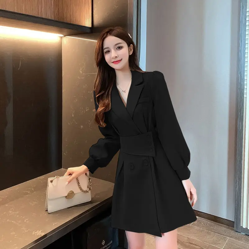

New Women's Vintage Style Dress Fashion Spring And Autumn Long Sleeve Dress