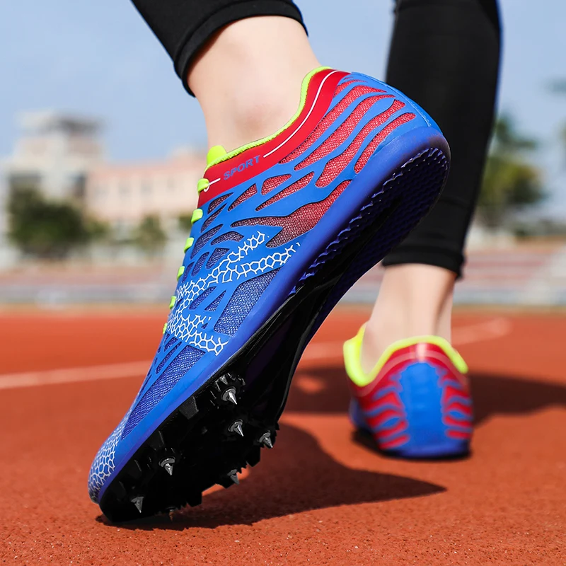 Кроссовки с шипами для мужчин и женщин профессиональная спортивная обувь бега из