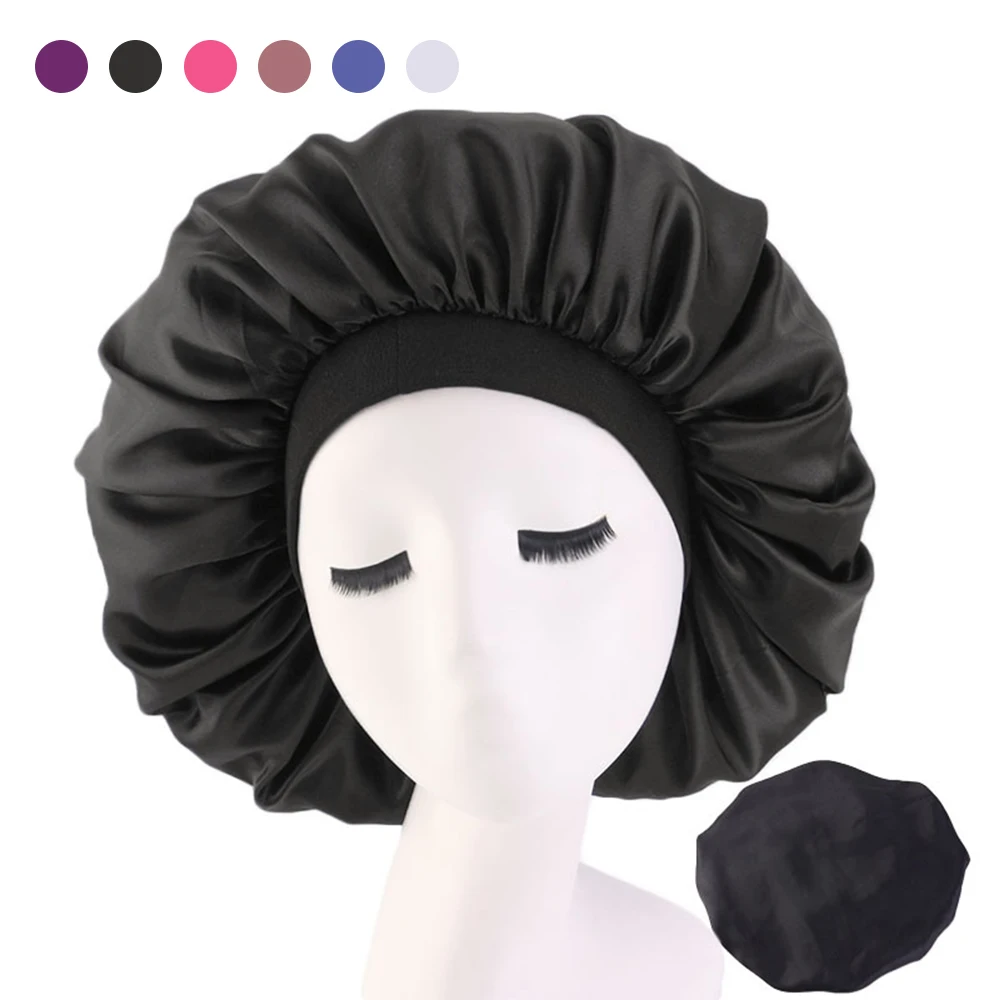 Новые женские большие размеры Красота принт атласное шелковое капот сна Ночное