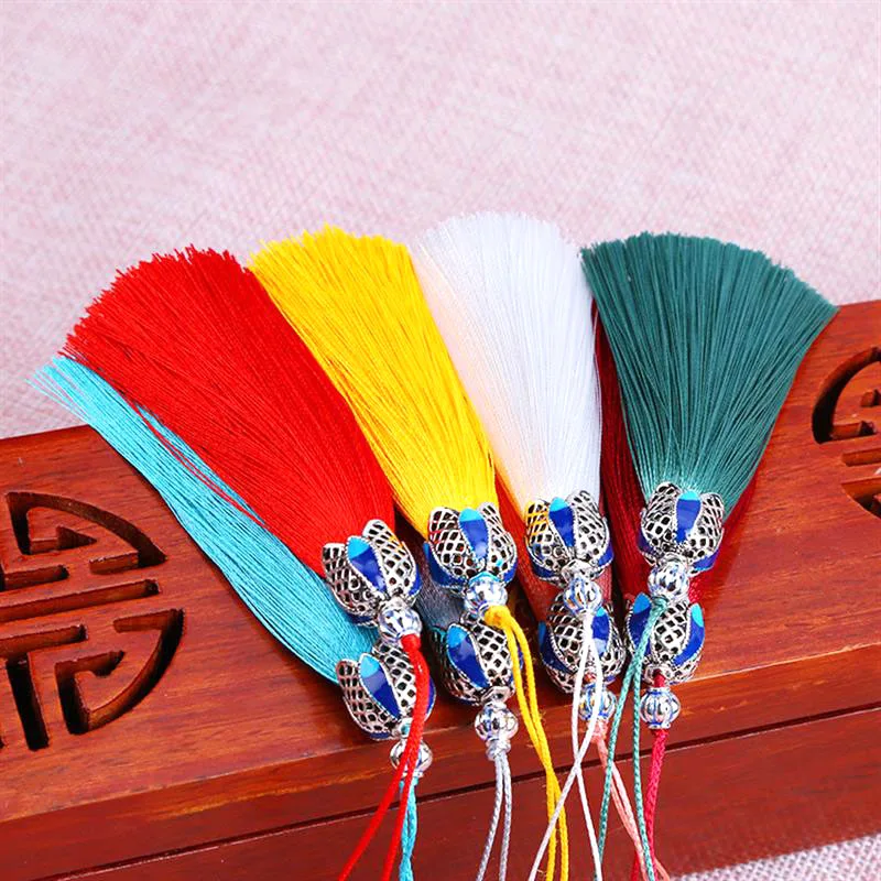 5 шт./упак. Вертикальная шелковая кисточка в виде короны Висячие ювелирные