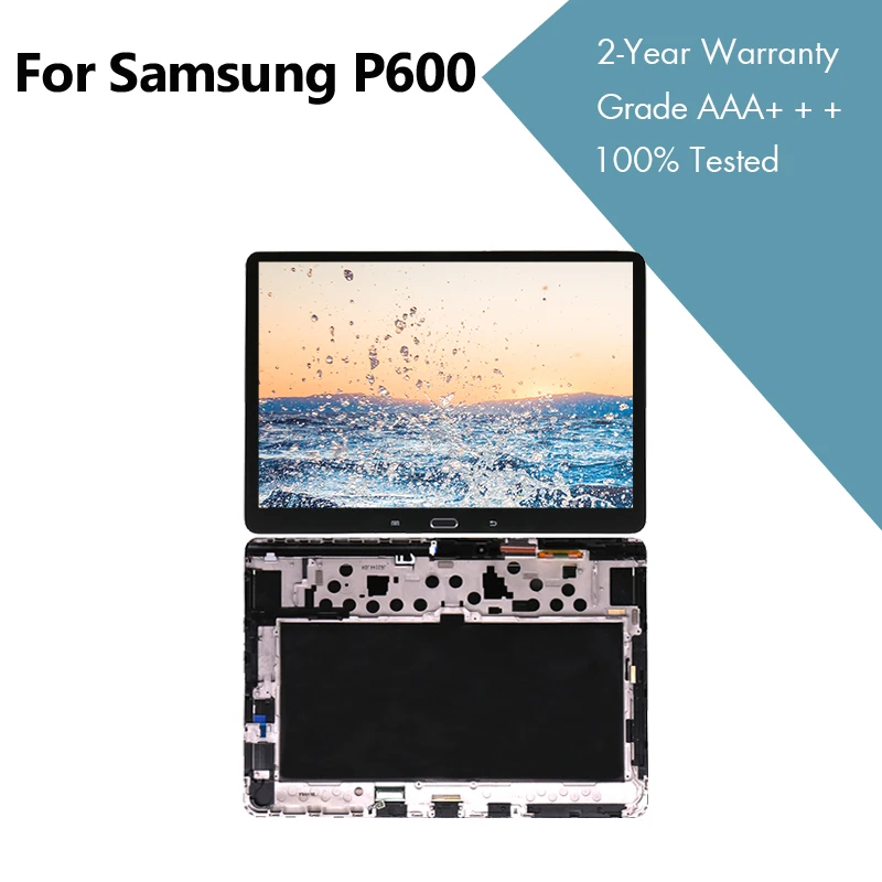 Для samsung для Galaxy Note 10 1 2014 Edition P600 P605 ЖК-экран с рамкой сенсорный дигитайзер сборка