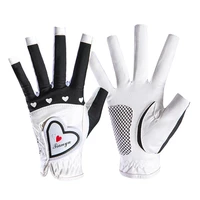 1 pair sports cycling golf gloves ladies open finger left and right hands gloves slip resistant breathable