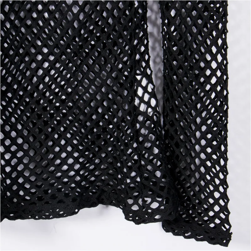 Женская прозрачная Сетчатая футболка винтажные готические повседневные