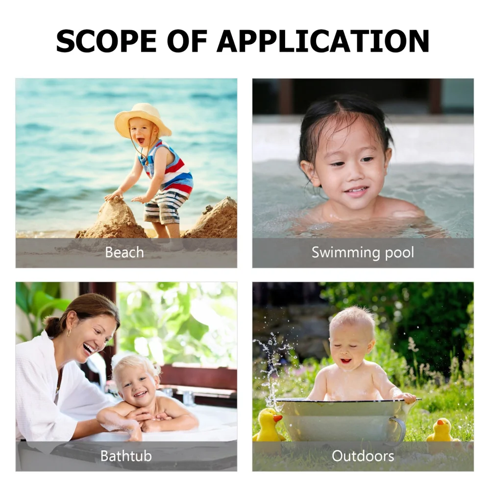 

3pcs Fun Swim Caps High Elastic Swimming Caps Bathing Caps for Boys and Girls