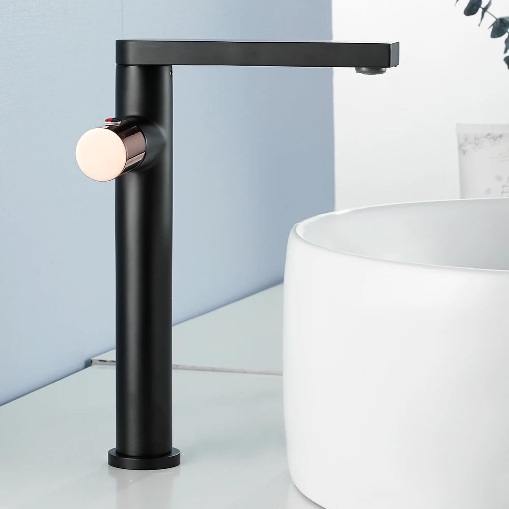 

Смеситель для кухни, черный, с возможностью поворота на 360 градусов, одна ручка, одно отверстие, крепление наверху