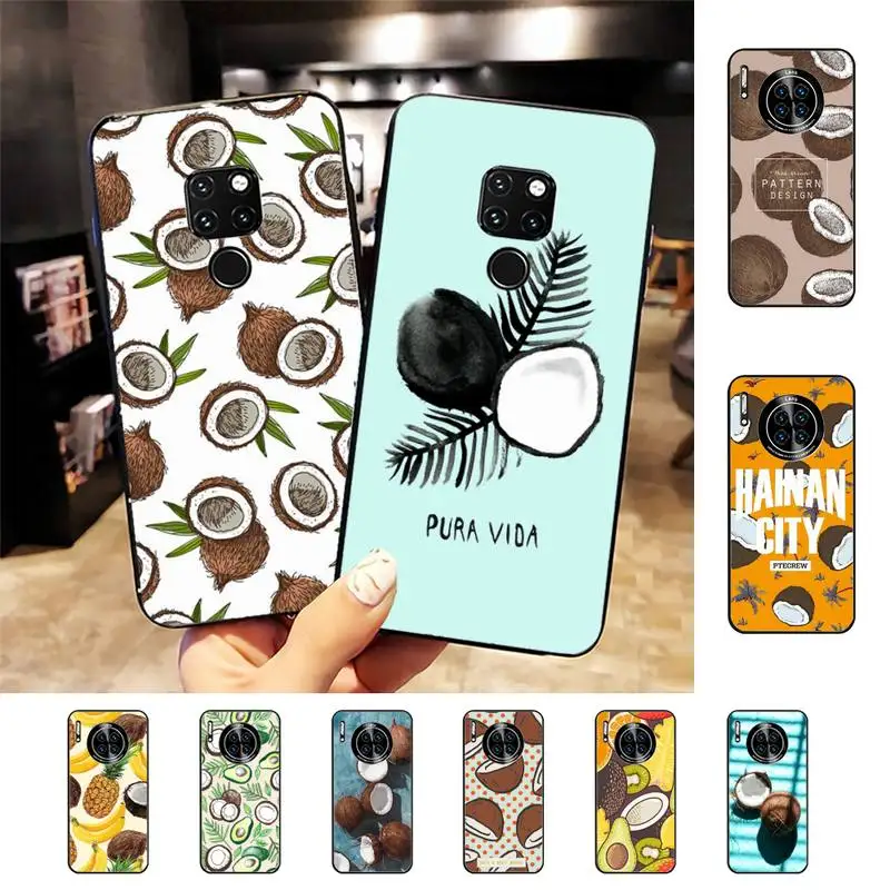 

Coconut On The Beach Phone Case For Huawei Nova 3I 3E mate 20lite 20Pro 10lite Luxury funda case