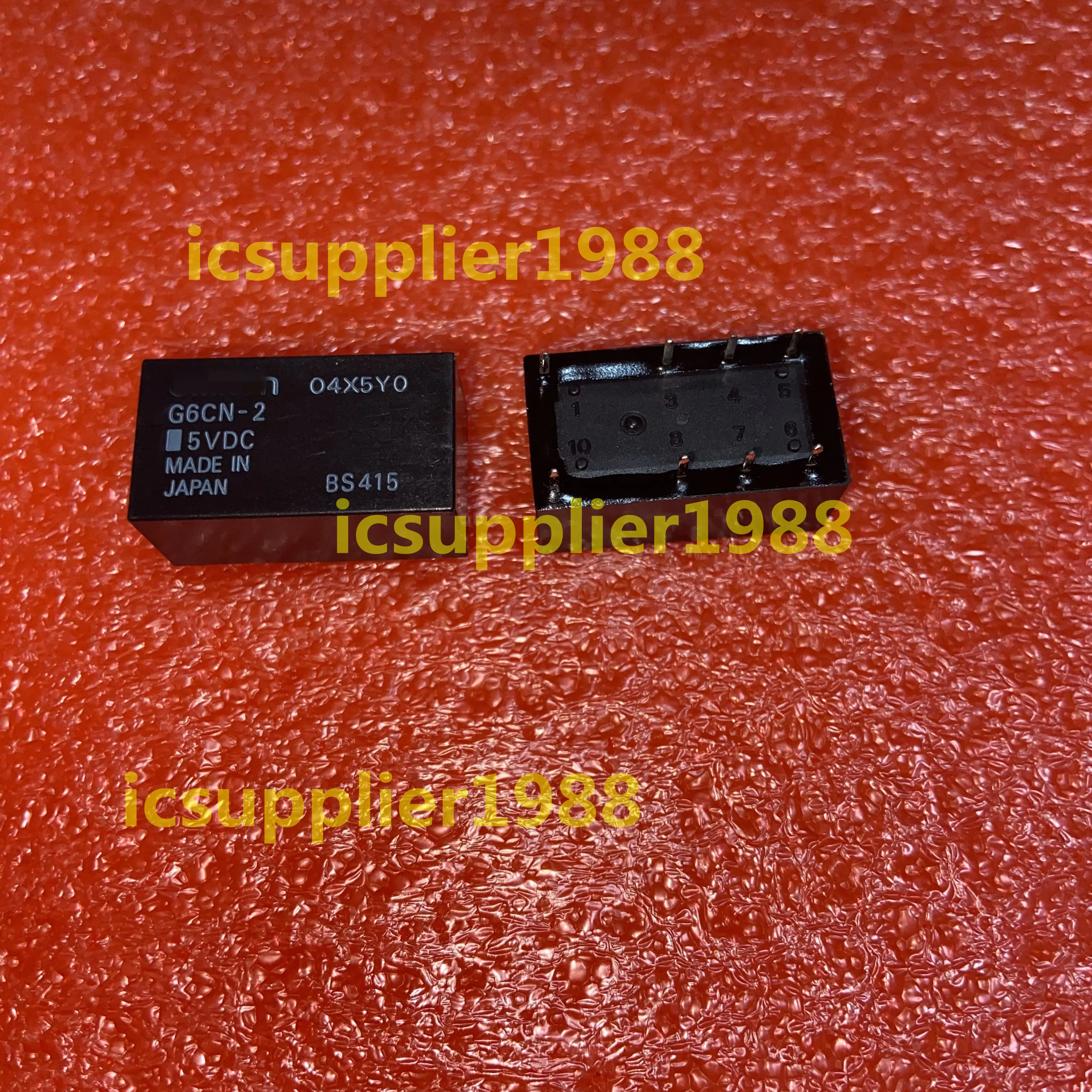 10 unids/lote G6CN-2 5VDC G6CN-2-5VDC 8 pines DIP8 5V rel&eacute;, G6CN-2-5V-0