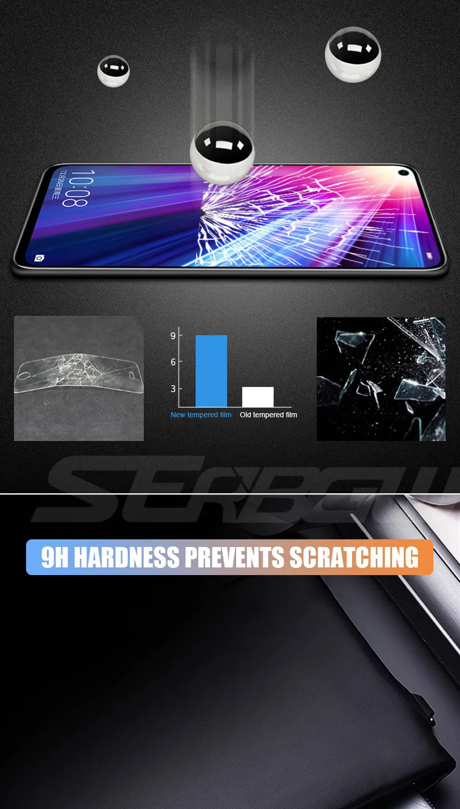 9H защитное стекло на huawei Honor 20 10 9 8 Lite Защитная пленка для экрана для Honor 8X V10 V20 V9 Play закаленное стекло