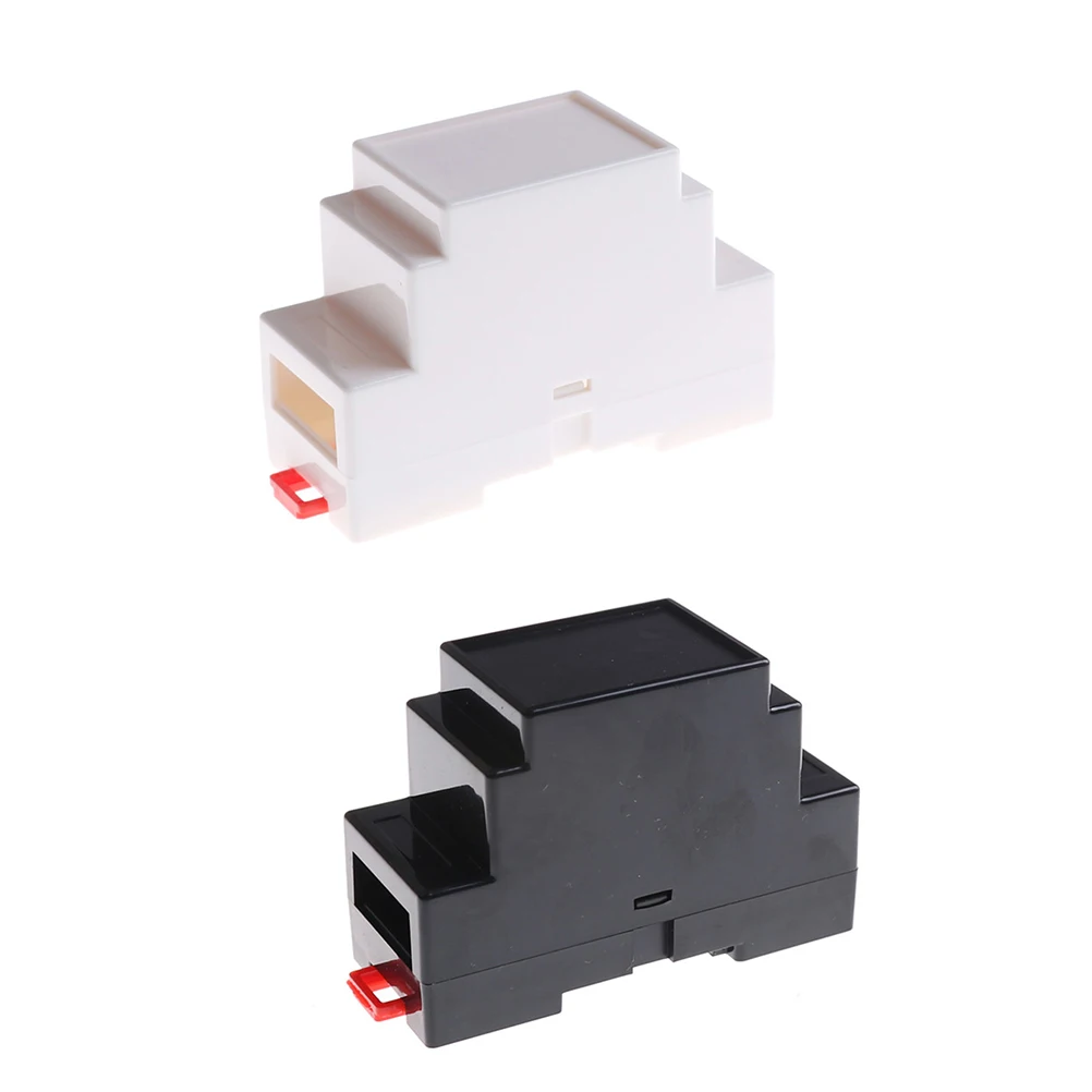 1PCS 88x37x59mm Plastic Electronics Box Project Case DIN Rail PLC Junction | Обустройство дома